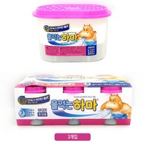 [ILLU]물먹는하마 옷장용 3개입 서랍제습제 습기제거 탈취제 용품 제습제 섬유 장마철 제거제_hAeEA, ff본상품ff, 무◇옵션