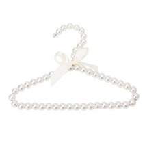 플라스틱 모조 진주 옷걸이 활 드레스 코트 스토리지 주최자 드라이 랙, 30cm