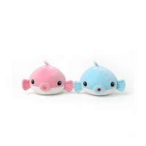 고팡몰_토이웍스 복어 럭키 가방고리인형 10cm 2종#ko_꾺, 핑크