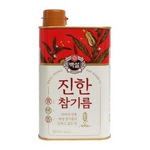 CJ제일제당 백설 진한 참기름 500ml x 1개, 단품, 단품