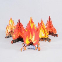 종이 모닥불 모형, 5)번