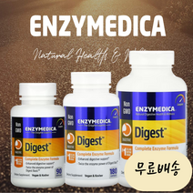 엔자이메디카 다이제스트 엔자임 소화효소개입 [미국 직배송] 180캡슐, 180정, 1개
