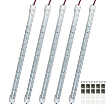 12v 48smd 돔 지붕 인테리어 천장 독서등 화이트 스트립 튜브 라이트 바 버스 트레일러 캠핑 캠핑카 야외 캐빈 카고, 5개