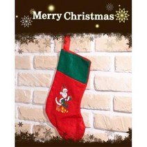 크리스마스 산타선물 양말주머니 장식소품 빨간주머니