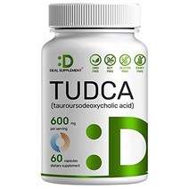 eagleshine 비타민 tudca 보충제 1회 제공량당 600mg 60캡슐 초강력 담즙 염 tudca 간 지원 - 해독 및 정화 | 간 건강을 위한 진짜 담즙산 투카