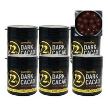 무설탕 다크 카카오 초코볼 100g X 6개/카카오 72% 초콜릿, 다크 카카오 초코볼 100g X 6개