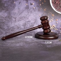 원목 우드 의사봉 판사봉 나무 망치 경매 회의 의결 돌잡이 판사 법관 망치, 1개, 받침대