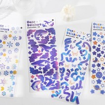 러블리 키치 컨페티 씰 스티커 4종 폴꾸 다꾸 탑로더꾸미기, C (ST-483)
