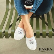 카라 KARRA 큐티폴라베어페이크덧신_KB0SSO005A