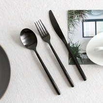 [천삼백케이] [카모메키친] 덜튼 블랙 커트러리, 포크