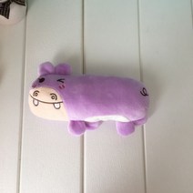 봉제완구 애완동물 펫 베개 장난감 등받이쿠션 소리나는 동행 털 인형 종이 고양이 강아지 뜯다 이갈이 1165076070, 보라색 하마 내부 BB 기 롱 대략