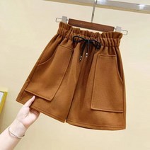 여성 모직 반바지 1788# 가을 하이웨이스트에 와이드 타를 두툼하게 넣었어요부츠컷 팬츠요 뉴타임즈 Z