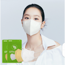 TS 가드 KF94 새부리형 2D 대형 마스크 5매입 x 20개 (100매) 현대홈쇼핑 판매중, 그레이