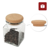 (1BOX-100개) 병뚜껑 코르크마개 57mm (허브마개) 유리병마개, 코르크