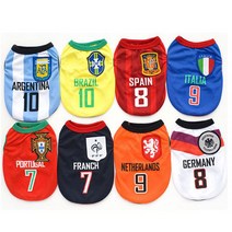 MOCO 강아지옷축구 유니폼 티셔츠, 네덜란드