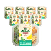 1am 토핑잇 알뜰샐러드 오믈렛칙피스, 180g x 15팩