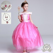 클로이샵 오로라 공주 드레스 원피스+왕관요술봉세트 증정