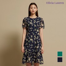[올리비아로렌] 핏앤플레어 프린트 원피스VOCOAWM5211