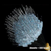 낚시좌대 스마트 보관 거치대 선상 갯바위 서프스탠드 300 개/몫 낚시 Bobber 실리콘 공간 콩 플로트 타원, 01 Transparent S