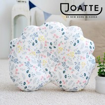 신생아 플라워 클라우드 아기 짱구베개 머리모양 태열, 플라워클라우드짱구베개/네이비