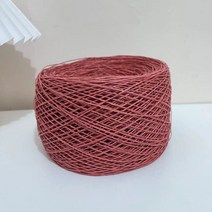 여름실 모자 코바늘 뜨개실 종이실 라피아 파피루스 대용량 250g 왕골 가방실, 뉴러스트 레드(라인), 1개