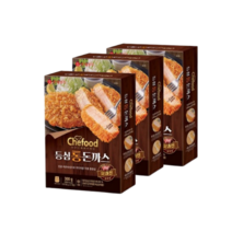 [롯데] 쉐푸드 등심 통 돈까스 300g x 3개, 상세페이지 참조