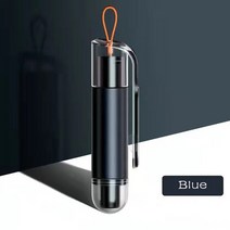 차량망치 탈출도구 비상탈출 차량용안전용품 비상자동차 창 차단기 안전 해머 벨트 클립 커터 키 체인 유리, 02 파란