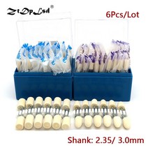 6pcs 울 소프트 폴리싱 그라인딩 헤드 네일 아트 드릴 비트 전기 기계 매니큐어 로터리 버 밀링 펠트 장착 버프 휠, 4mm, 2.35mm 생크, 실린더