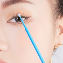 기타 마이크로 메이크업면봉 100개입 미세면봉 뾰족면봉 마이크로브러쉬 미용용품 네일아트 귀이개 귀지제거기, 미세 터치 메이크업 면봉 100개