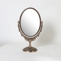 아트박스/크레디스 엔틱메탈 스텐딩 장미 화장대 거울 라지-3색상, 아이보리