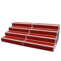 성가대 무대제작 설치 합창단 단상 계단 교회 학교, B 레드카펫 스타일