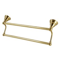 Kingston Brass BA556318BB Royale 45.7cm18인치 듀얼 타월 바 브러시드 황동 657645