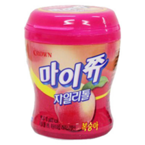 크라운 마이쮸 복숭아맛 용기 110g, 1개