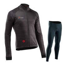 통기성 남성용 사이클링 롱 재킷 마운틴 저지 야외 철인 3 종 경 경기복 패션 자전거 의류 봄 가을, 23-9_4XL