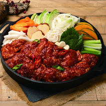 춘천강명희 춘천웰빙닭갈비1kg [국산통다리살+국산고추가루], 일반맛