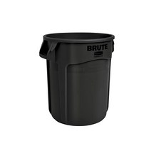 Rubbermaid Commercial Products 브루트 폐기물 용기 37.9L(10갤런) 화이트 러버메이드, 1 Pack, Black