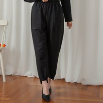 빅사이즈 세련된 항아리 조거 바지 몸빼 배기 팬츠 마담 엄마옷 중년 여성 미시 고무줄 밴딩 편한바지 기모바지