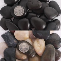 화분월드 우화석 강자갈 (광택) 5호 소포장, 우화석(광택)(혼합)(1kg)