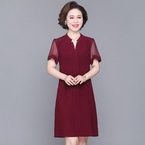 중년여성의류 여름 50대 60대 루즈핏 빅사이즈 원피스 엄마옷 미시스타일 마담브랜드의류