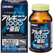 오리히로 시트룰린 + 아르기닌 MegaPower 4000 50ml 90810 미네랄영양제, one option, 아르기닌 1000+ 아연