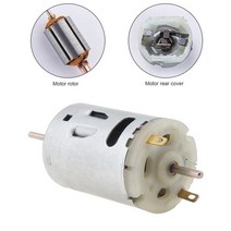 진동모터 전기모터 서보모터R380 DC 모터 12V 5500RPM 이축 출력 마이크로 DIY 완구용 소형 가전 제품, 한개옵션0