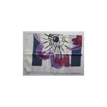 명품스카프머플러목도리 383111371731Marc Jacobs Scarf Anemone Flower Stripes Marine Blue NEW $198
