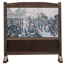 [생활의 지혜] 729-247 폭120 x 높이 123 cm 원목 파티션 양면 동일 디자인 파티션 업소용 파티션 인테리어 파티션 디자인 변경 가능 비 규격 생산 가능