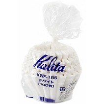 커피드립퍼KALITA #155 웨이브 커피 페이퍼 필터 드립 사용 드리퍼 1-2 / 2-4 컵 100 매, 한개옵션1, 02 2-4cups 100sheets