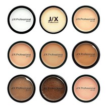 JX Professional 얼굴 페이스 메이크업 크림 파운데이션 9종 컬러, 1개, 5.미디엄베이지