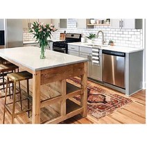 북유럽 원목 찻장 찬장 그릇장 맞춤 제작 미국식 원목 데스크 수납장 세덱그릇장, 대리석면: 가로 160 세로 60 높이 85