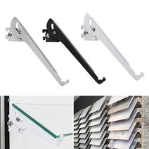 1줄 25피치 찬넬 경사 타일유리날개 150~350mm 찬넬선반 찬넬부속 벽선반 인테리어선반, 화이트