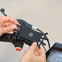 배달 자전거 오토바이 전동킥보드 핸드폰거치대, 스파이더 네트 스마트폰 거치대[랜덤색상]