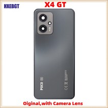 샤오미 Poco X4 GT 후면 커버 섀시 케이스 배터리 하우징 도어 카메라 렌즈 스마트 폰 수리 부품, [02] blue