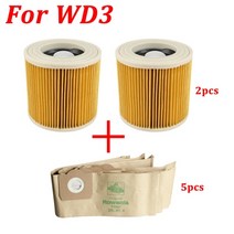 호환 가능 karcher 진공 청소기 부품 카트리지 용 교체 공기 먼지 필터 백 hepa 필터 wd2250 wd3.200 mv2 mv3 wd3, 협력사, HXL2030